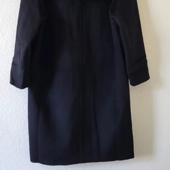 $279 Unworn Belle & Bloom Sunday Morning Hooded Wool Blend Coat in Black Jackets & Coats